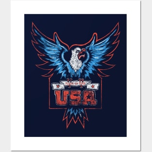 USA Eagle Posters and Art